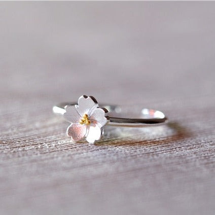cherry blossom open ring