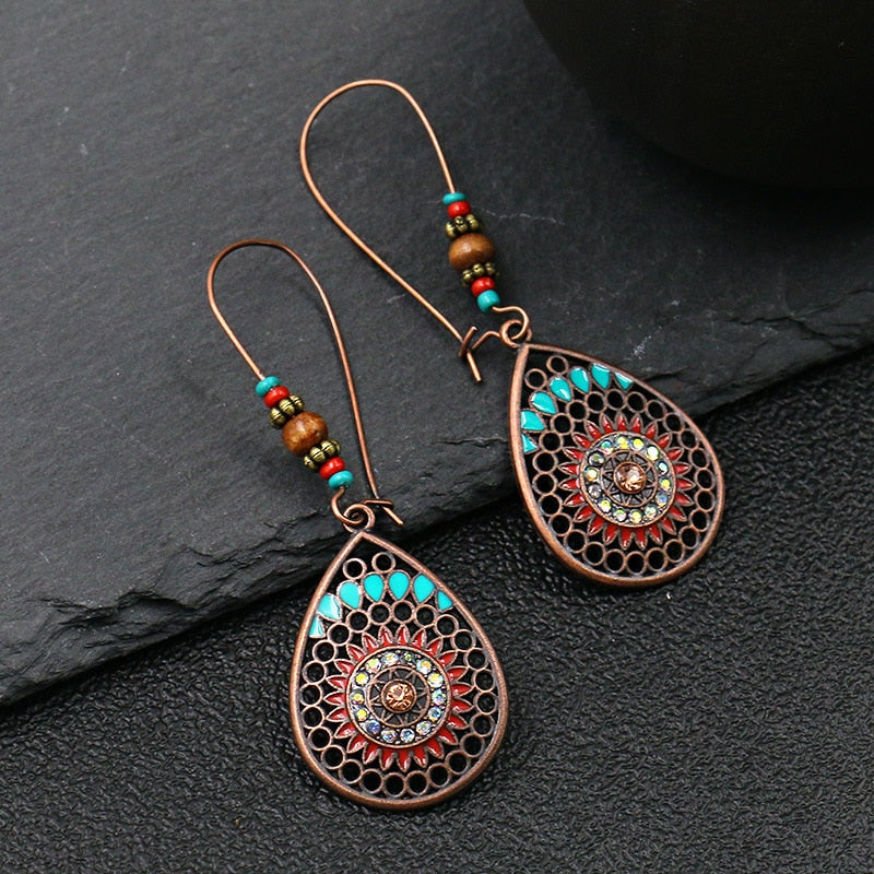 boho-inspired earrings
