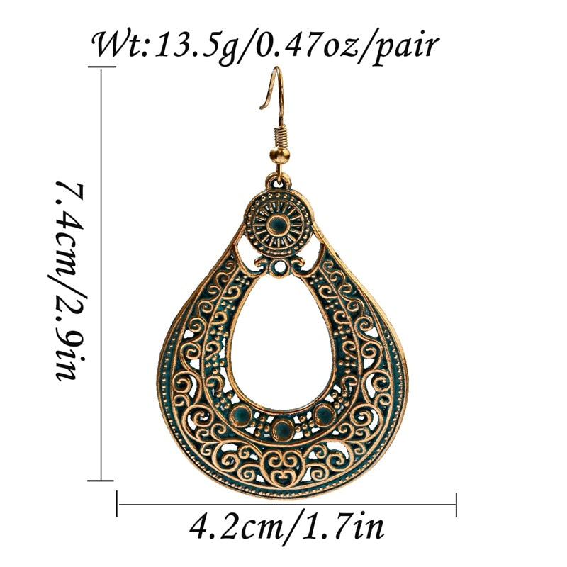 boho style earrings