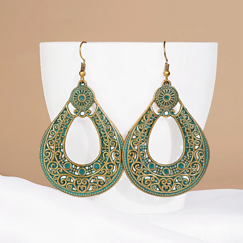 boho style earrings